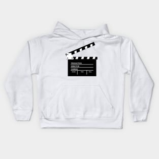 cinema clapperboard Kids Hoodie